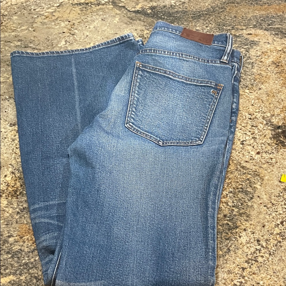 Madewell flea market flare Blue Jeans